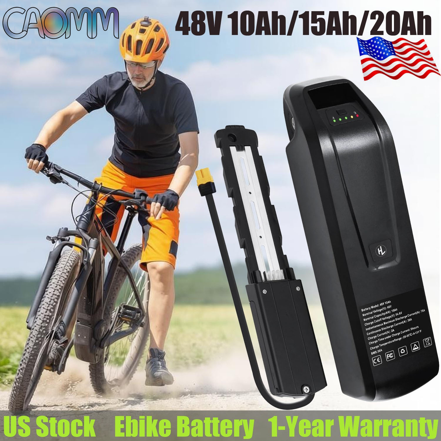 Ebike Battery 48V 20Ah Hailong - بطارية ليثيوم Hailong 48 فولت للدراجات