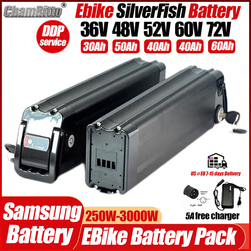 Electric Bicycle Battery 72V 30Ah - بطارية دراجة كهربائية 36 فولت 48