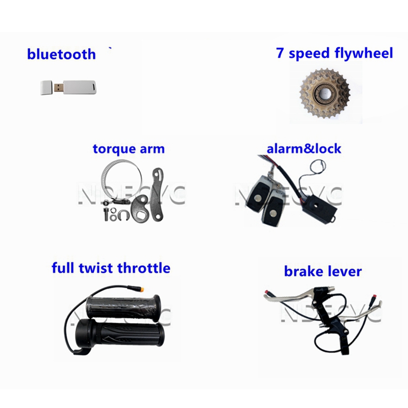 طقم تحويل الدراجة الكهربائية N - مراجعة Ebike Conversion Kit 72V 3000W وسعره