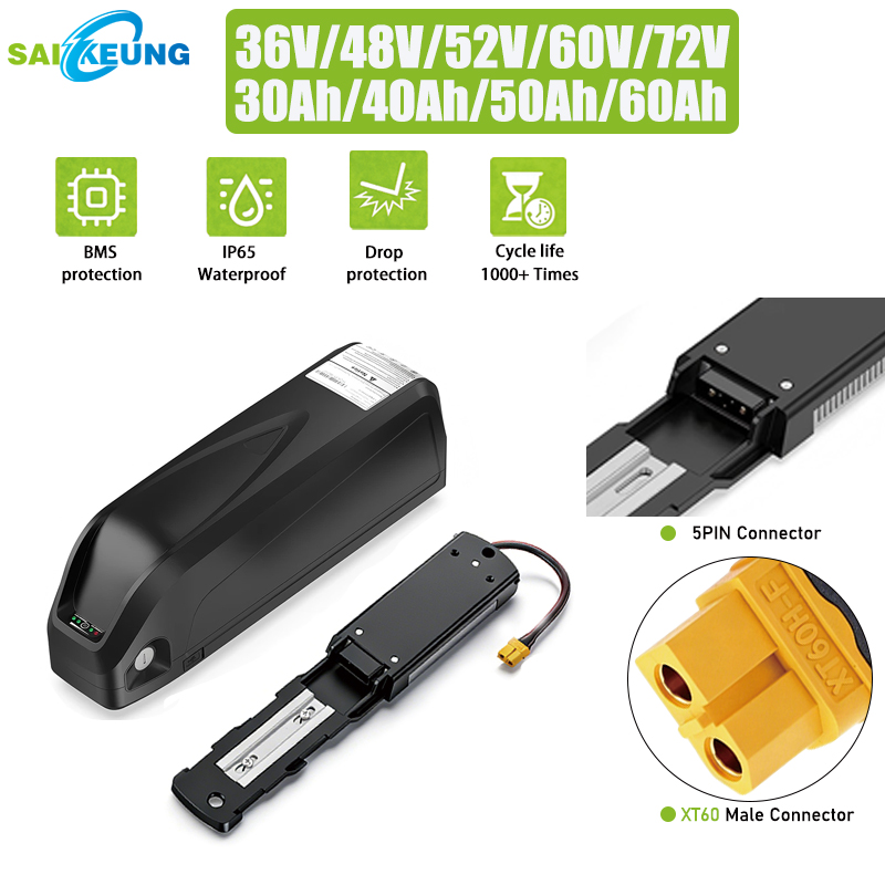 شام 36 48 فولت 52 60 72 فولت 5 - مراجعة Ebike Battery 48V 20Ah Hailong وسعره