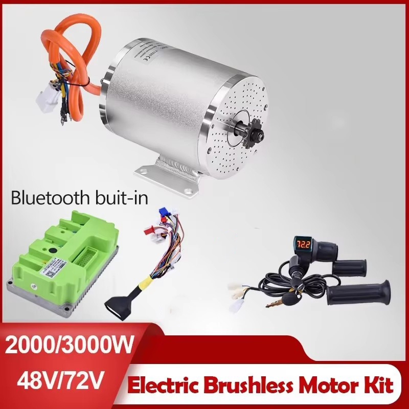 48 فولت 72 فولت 3000 واط 2000  - مراجعة Ebike Conversion Kit 72V 3000W وسعره