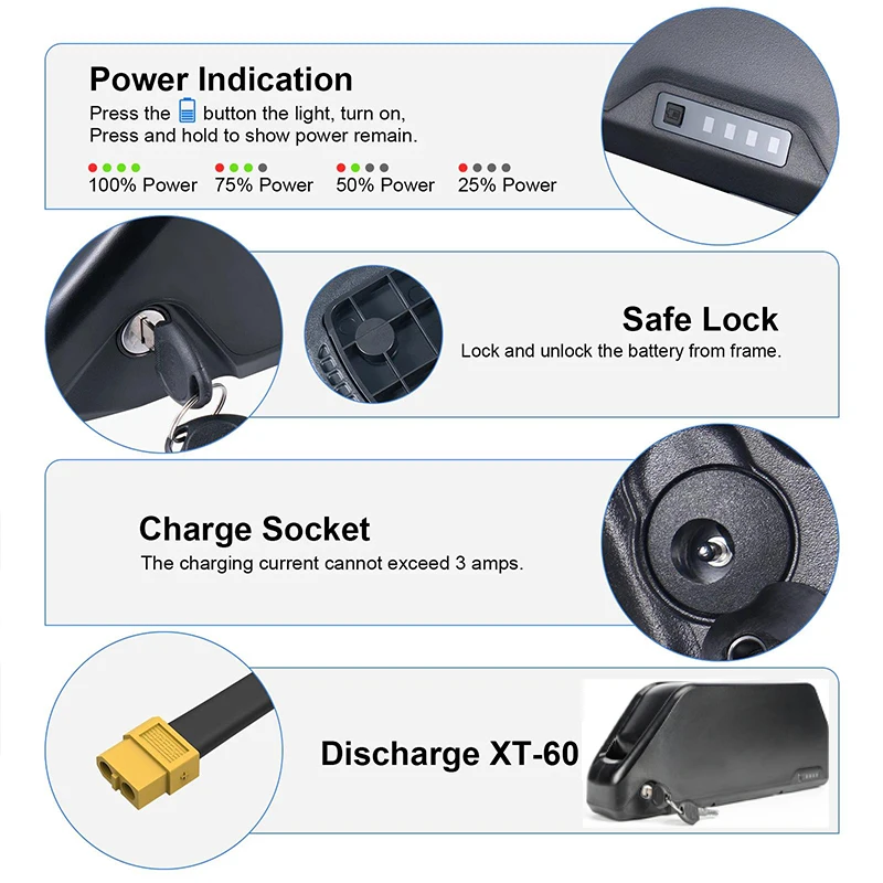 بطارية دراجة كهربائية Cham-Rid - مراجعة Electric Bicycle Battery 72V 30Ah وسعره